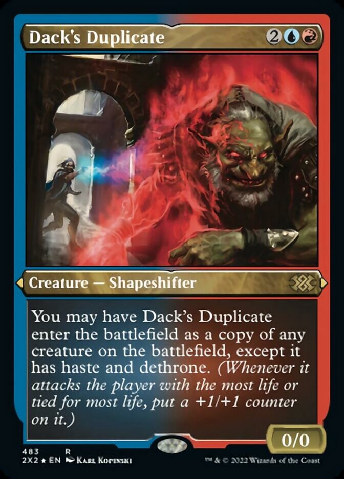 Dack's Duplicate (Foil Etched) [Double Masters 2022] | Tabernacle Games