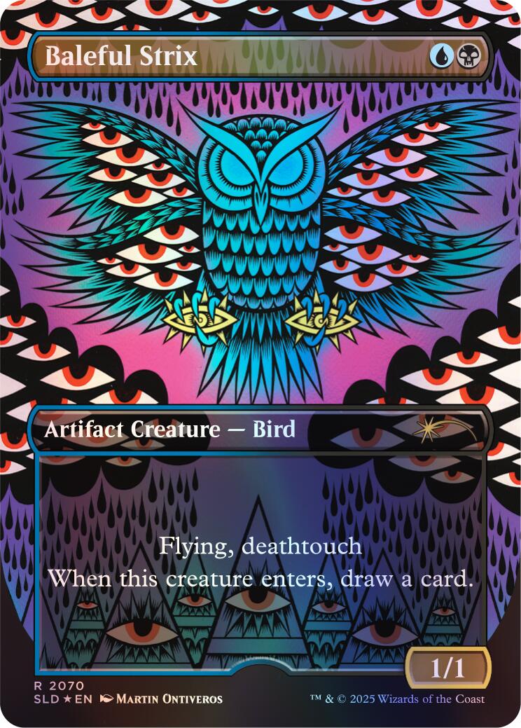 Baleful Strix (2070) (Rainbow Foil) [Secret Lair Drop Series] | Tabernacle Games