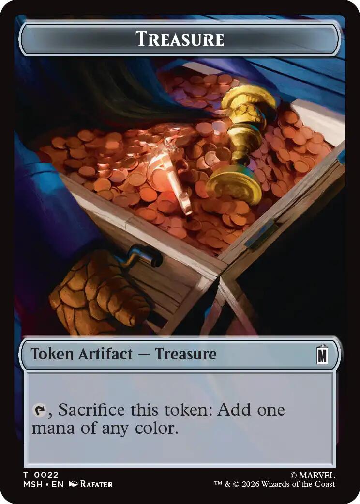 Villain // Treasure Double-Sided Token [Marvel Super Heroes Tokens] | Tabernacle Games
