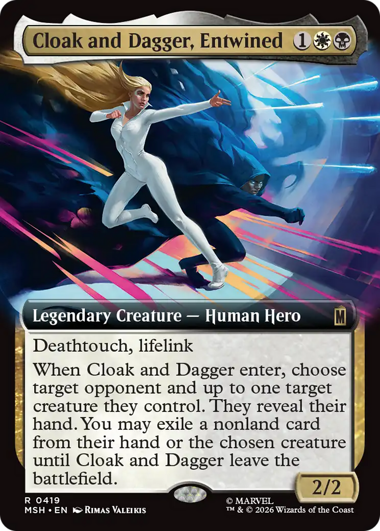 Cloak and Dagger, Entwined (Extended Art) [Marvel Super Heroes] | Tabernacle Games