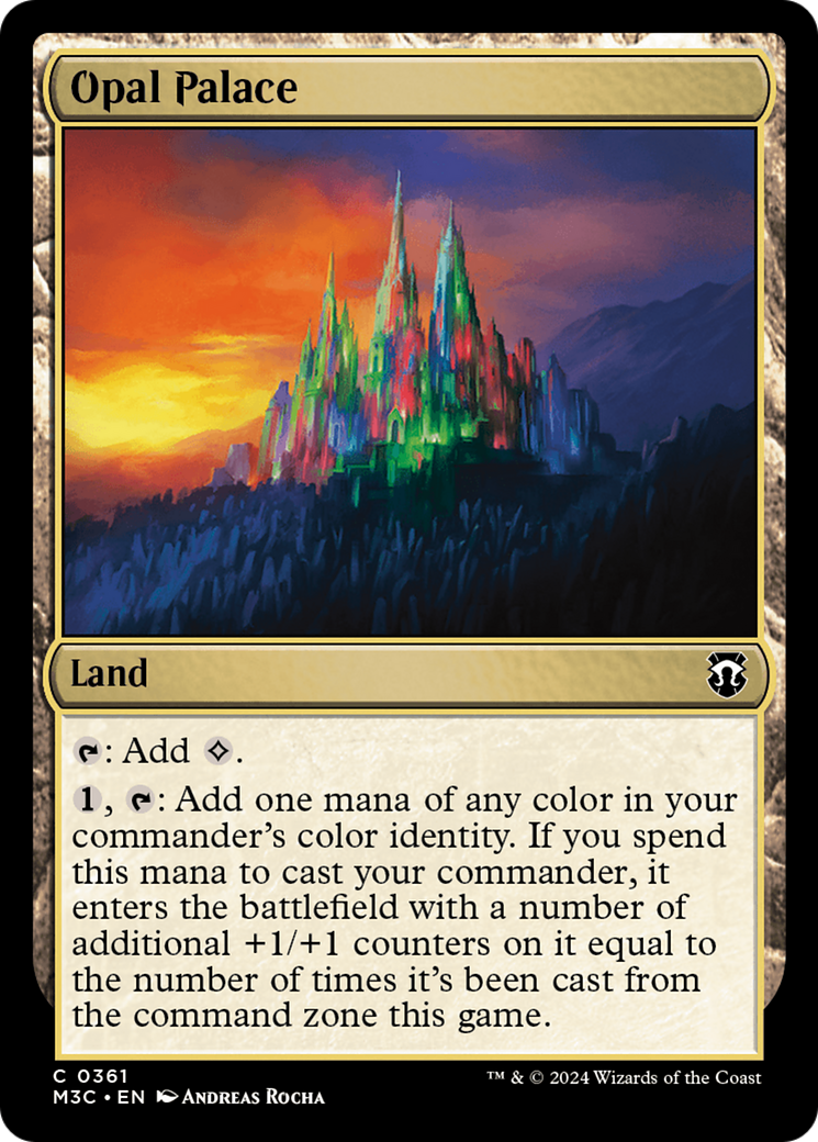 Opal Palace (Ripple Foil) [Modern Horizons 3 Commander] | Tabernacle Games