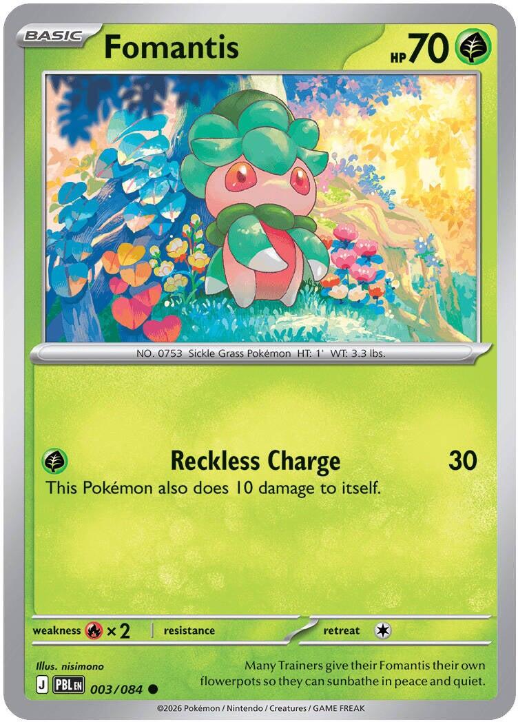 Fomantis (003/084) [Mega Evolution: Pitch Black] | Tabernacle Games