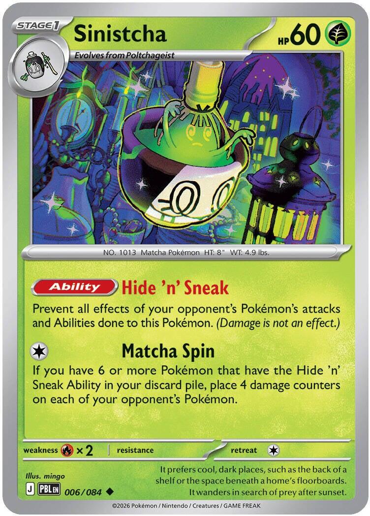 Sinistcha (006/084) [Mega Evolution: Pitch Black] | Tabernacle Games