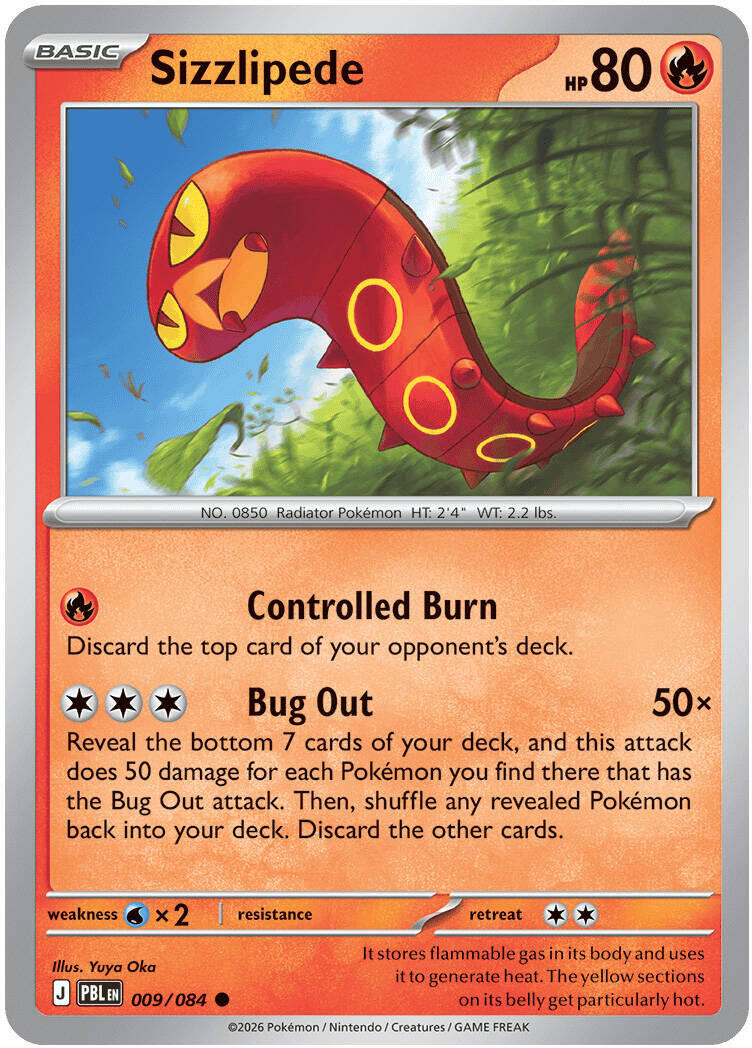 Sizzlipede (009/084) [Mega Evolution: Pitch Black] | Tabernacle Games