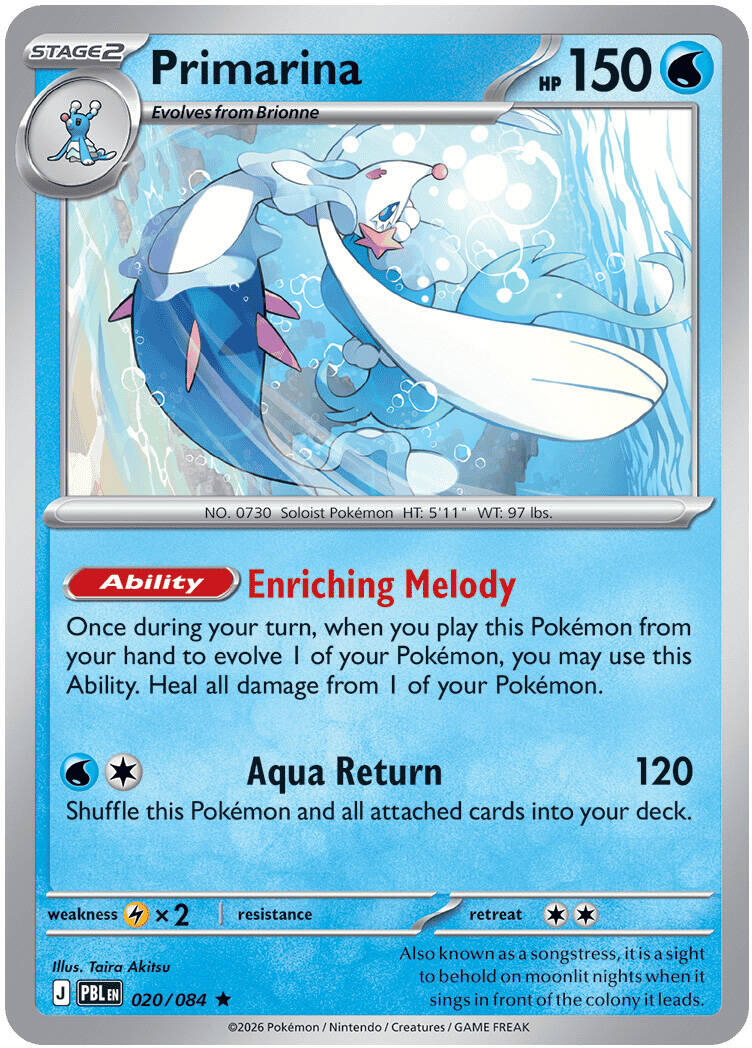 Primarina (020/084) [Mega Evolution: Pitch Black] | Tabernacle Games