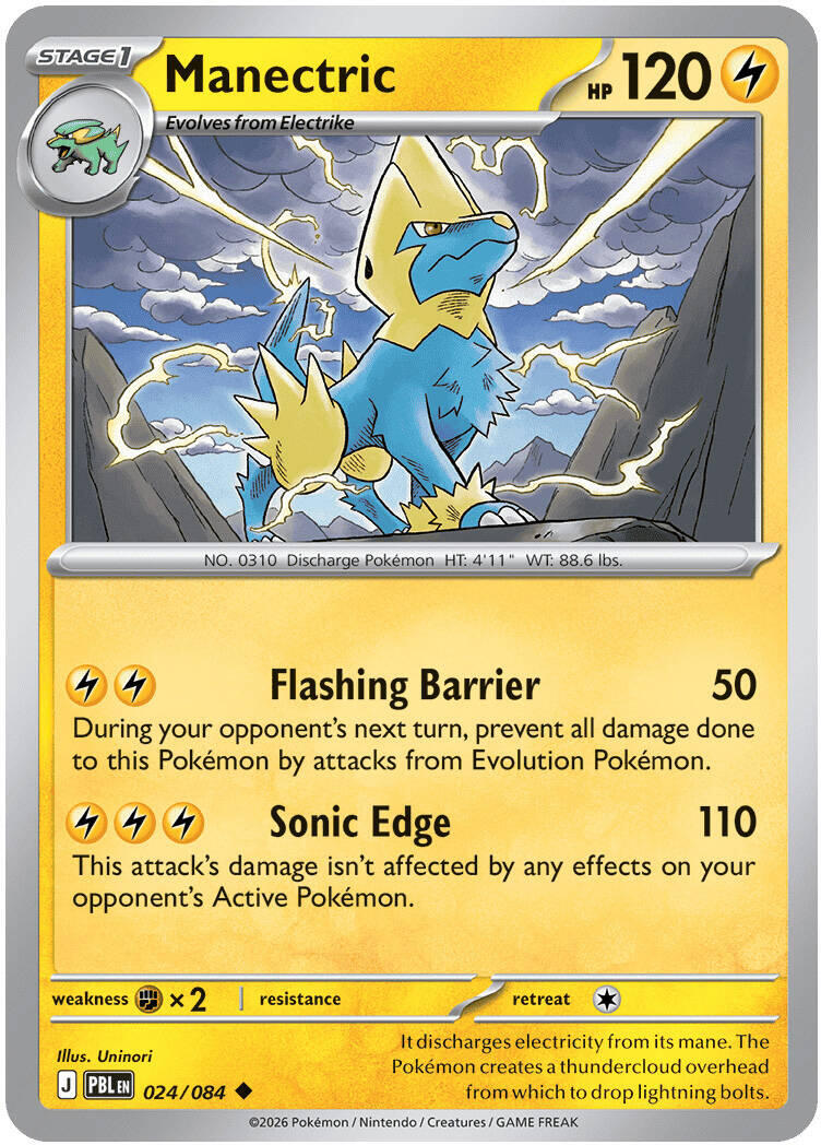 Manectric (024/084) [Mega Evolution: Pitch Black] | Tabernacle Games