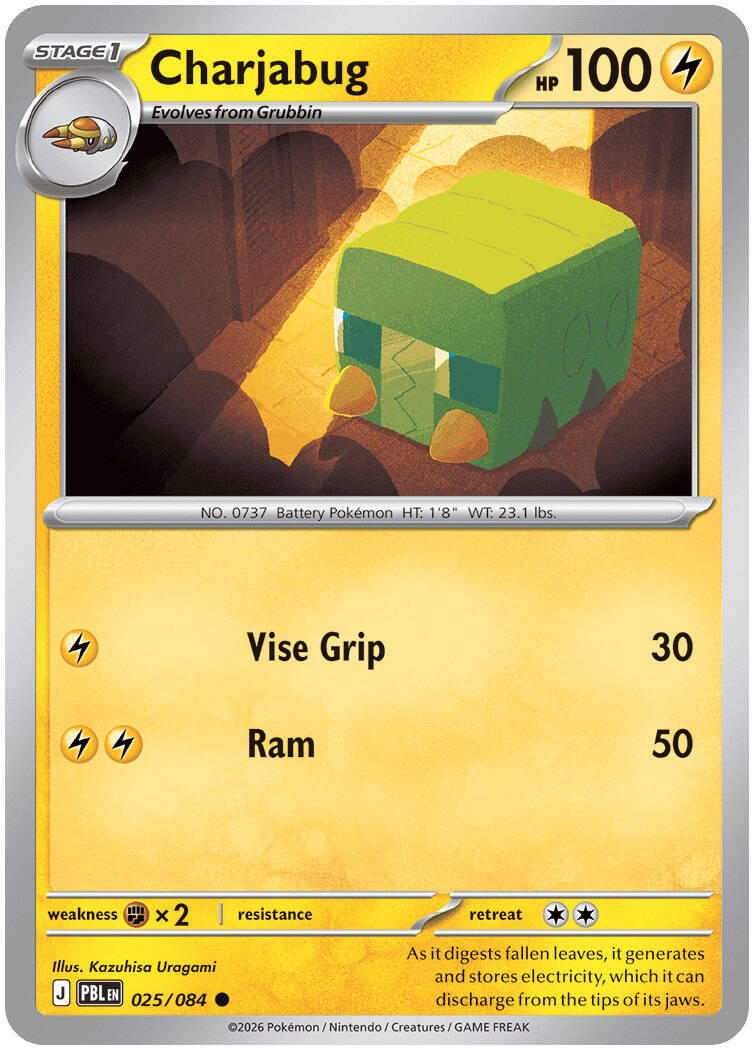 Charjabug (025/084) [Mega Evolution: Pitch Black] | Tabernacle Games
