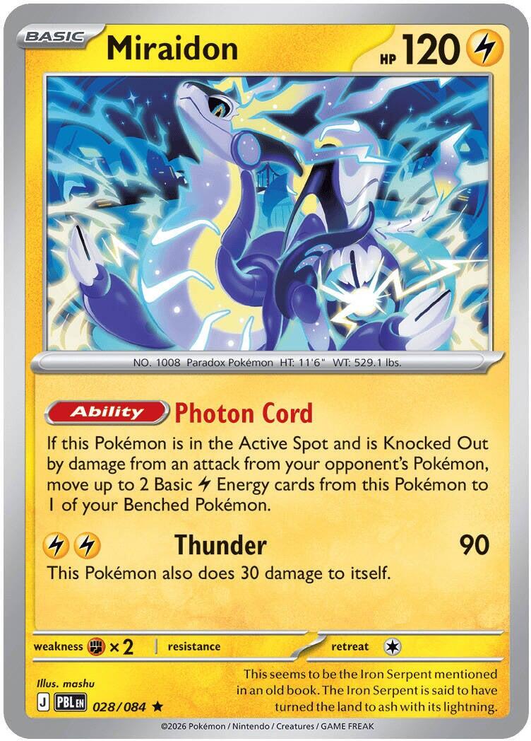 Miraidon (028/084) [Mega Evolution: Pitch Black] | Tabernacle Games