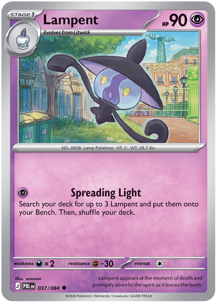 Lampent (037/084) [Mega Evolution: Pitch Black] | Tabernacle Games
