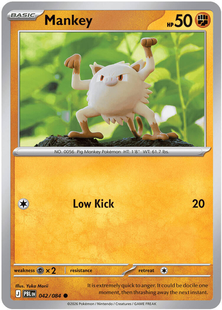 Mankey (042/084) [Mega Evolution: Pitch Black] | Tabernacle Games