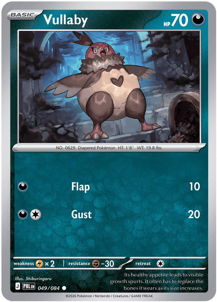 Vullaby (049/084) [Mega Evolution: Pitch Black] | Tabernacle Games