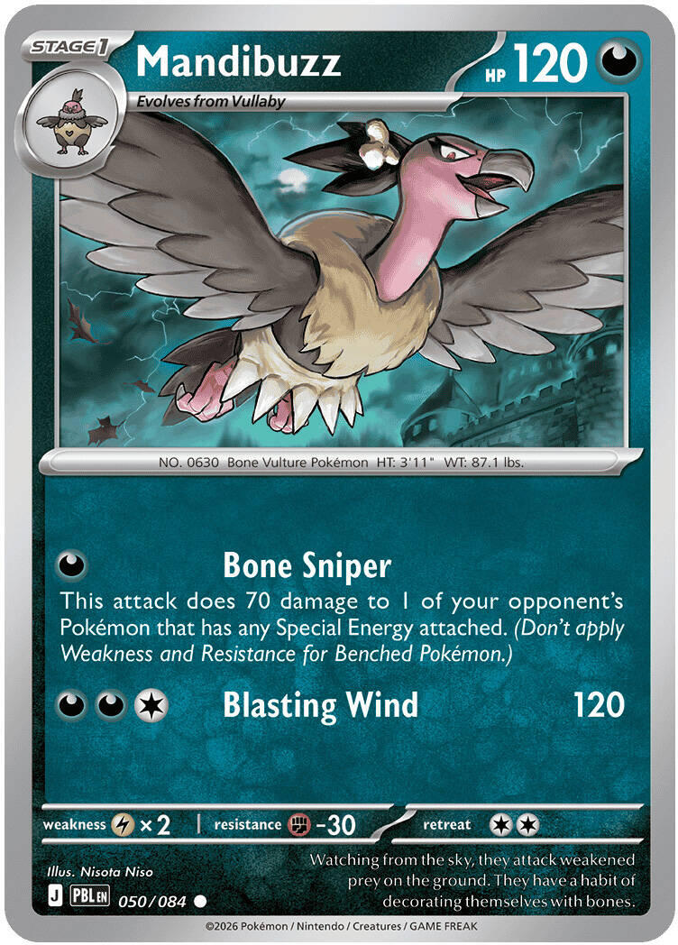 Mandibuzz (050/084) [Mega Evolution: Pitch Black] | Tabernacle Games