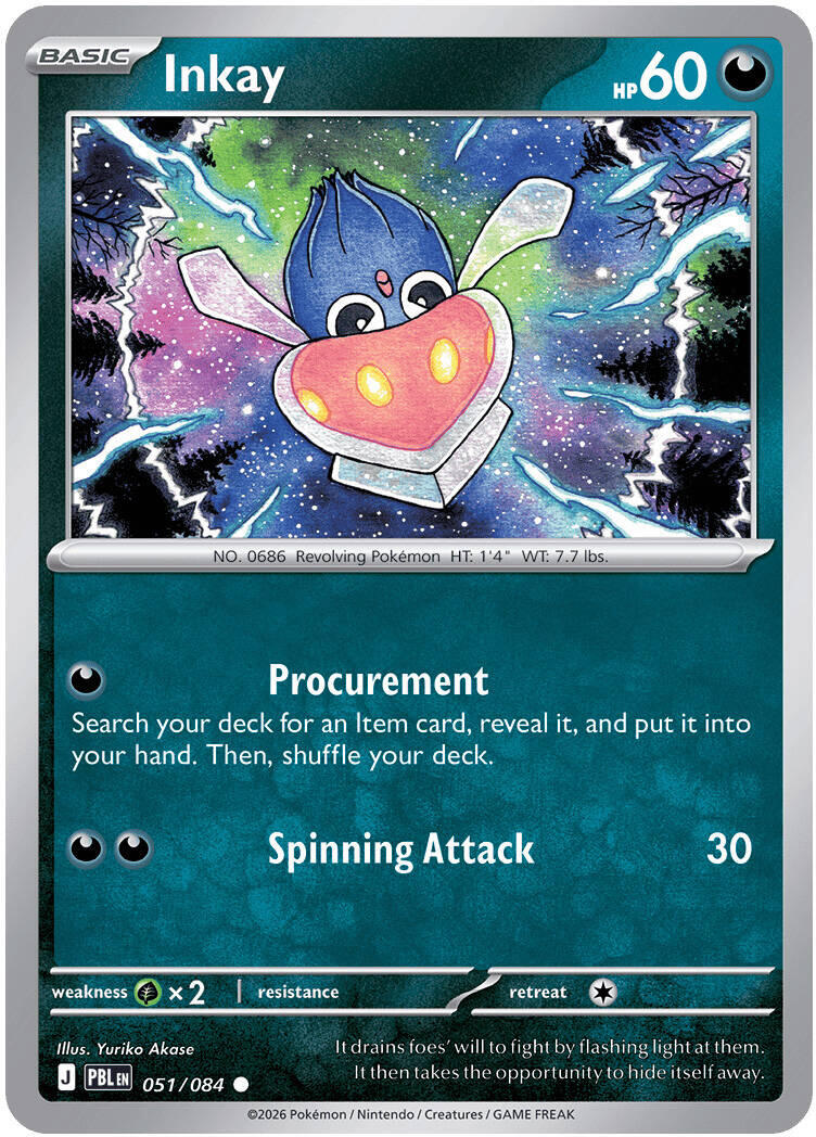 Inkay (051/084) [Mega Evolution: Pitch Black] | Tabernacle Games