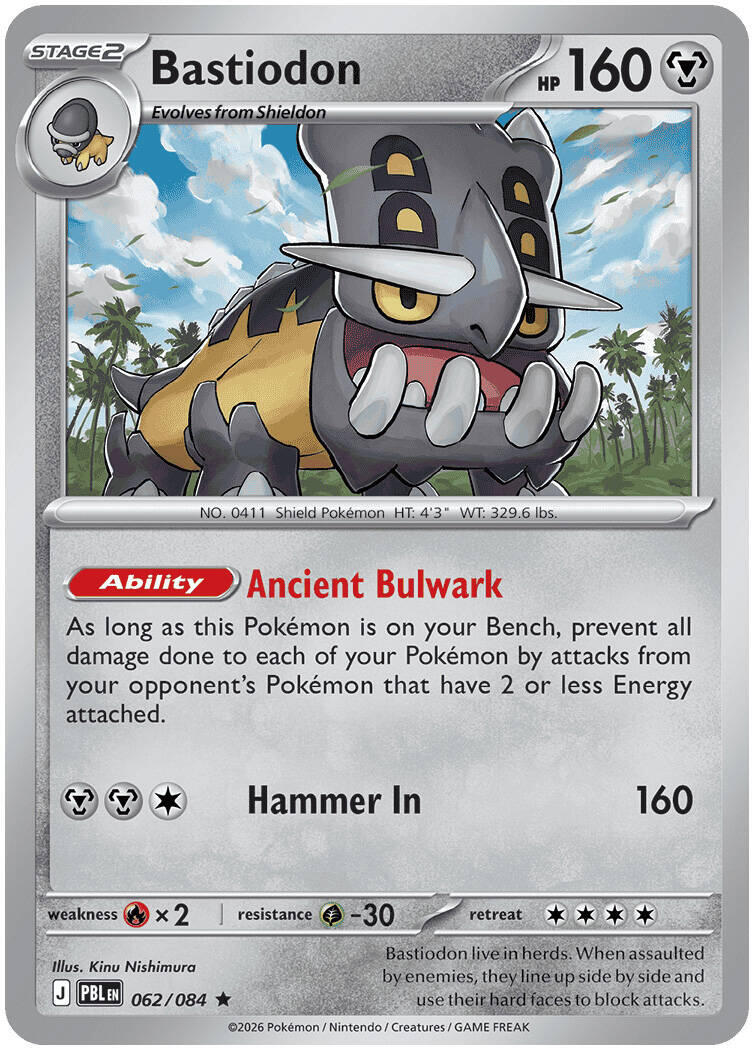 Bastiodon (062/084) [Mega Evolution: Pitch Black] | Tabernacle Games