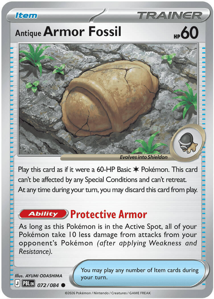 Antique Armor Fossil (072/084) [Mega Evolution: Pitch Black] | Tabernacle Games