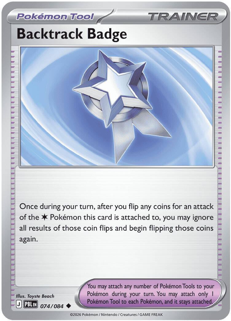 Backtrack Badge (074/084) [Mega Evolution: Pitch Black] | Tabernacle Games