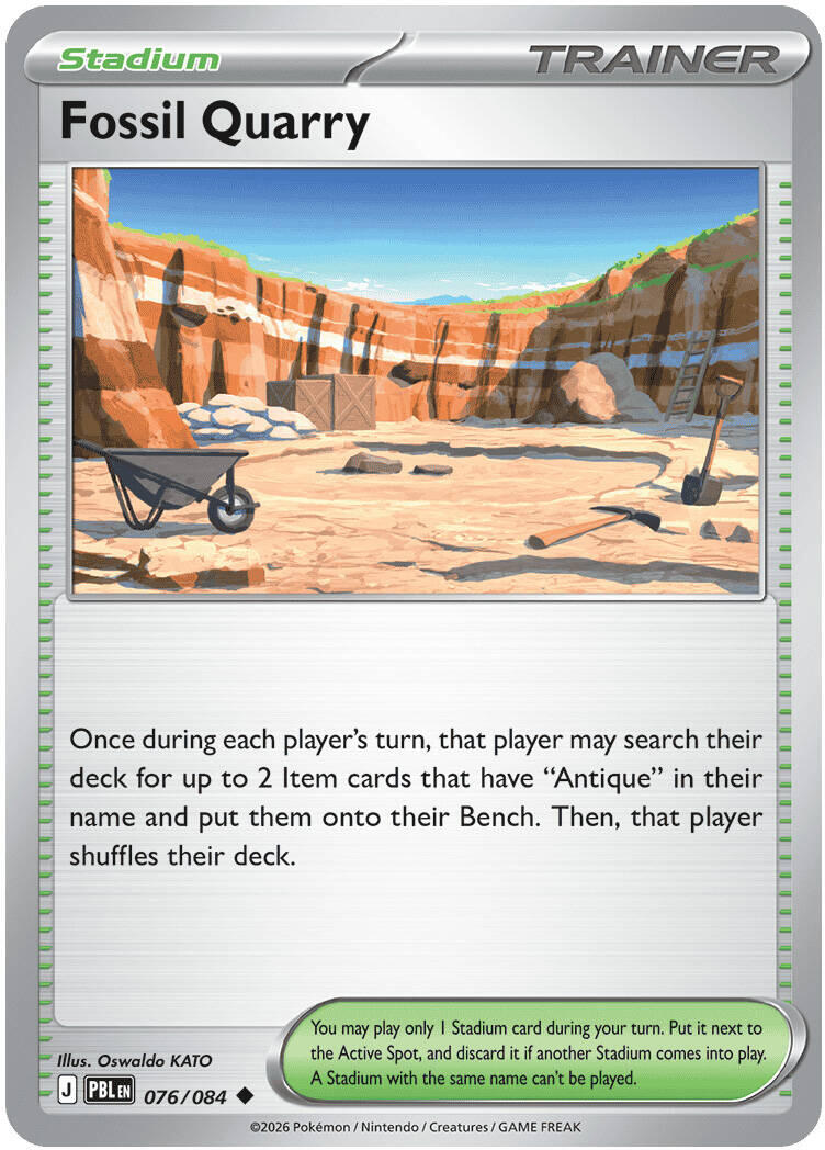 Fossil Quarry (076/084) [Mega Evolution: Pitch Black] | Tabernacle Games