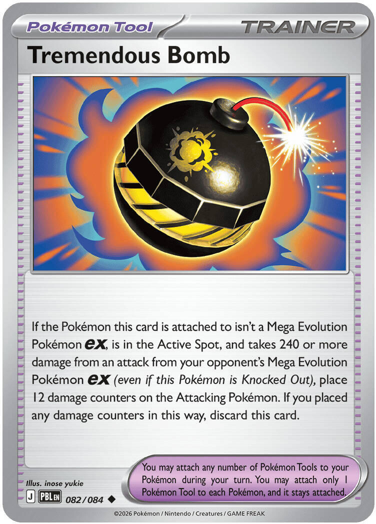 Tremendous Bomb (082/084) [Mega Evolution: Pitch Black] | Tabernacle Games