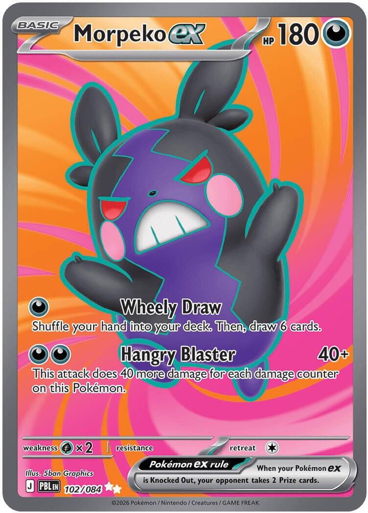 Morpeko ex (102/084) [Mega Evolution: Pitch Black] | Tabernacle Games