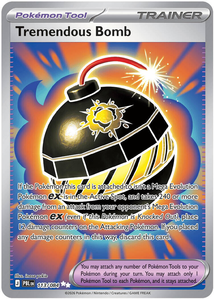 Tremendous Bomb (113/084) [Mega Evolution: Pitch Black] | Tabernacle Games