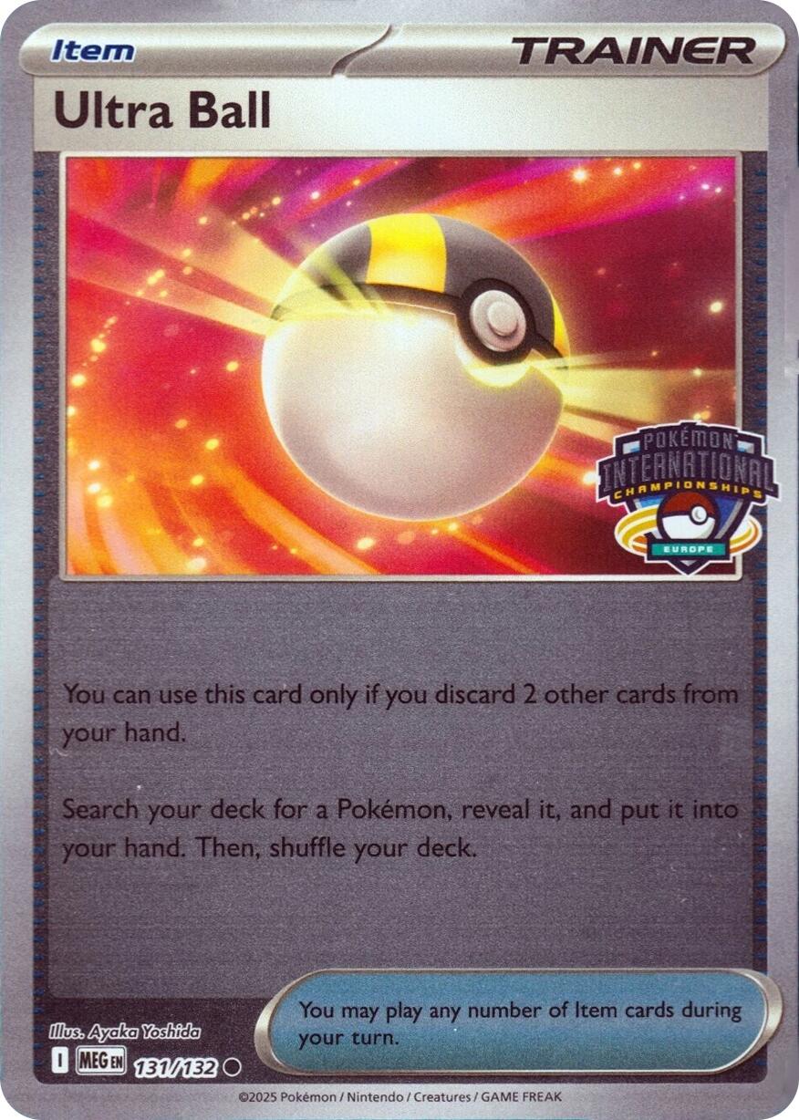 Ultra Ball (131/132) (European International Championship) [League & Championship Cards] | Tabernacle Games