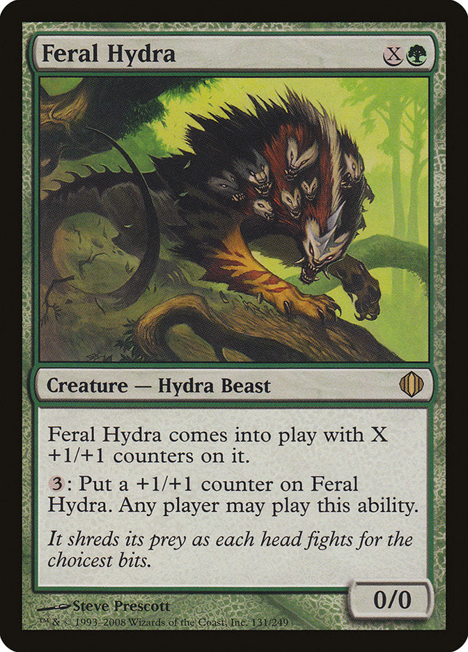 Feral Hydra (Oversized) [Oversize Cards] | Tabernacle Games