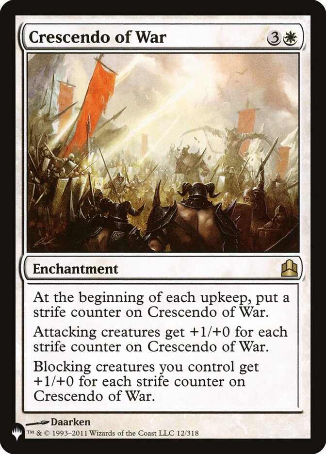 Crescendo of War [The List] | Tabernacle Games