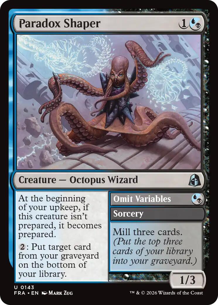 Paradox Shaper // Omit Variables [Reality Fracture] | Tabernacle Games
