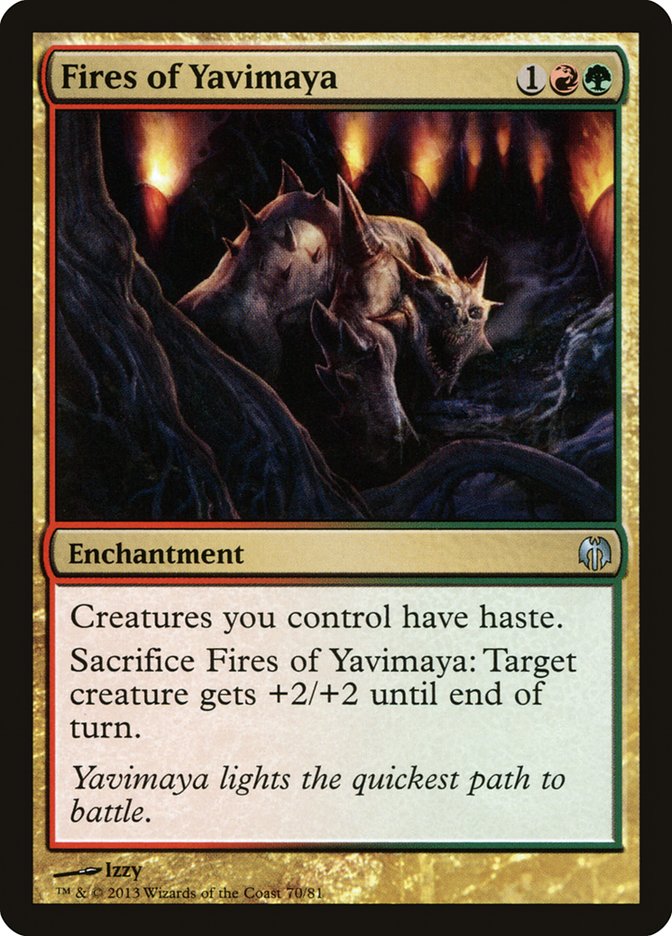 Fires of Yavimaya [Duel Decks: Heroes vs. Monsters] | Tabernacle Games