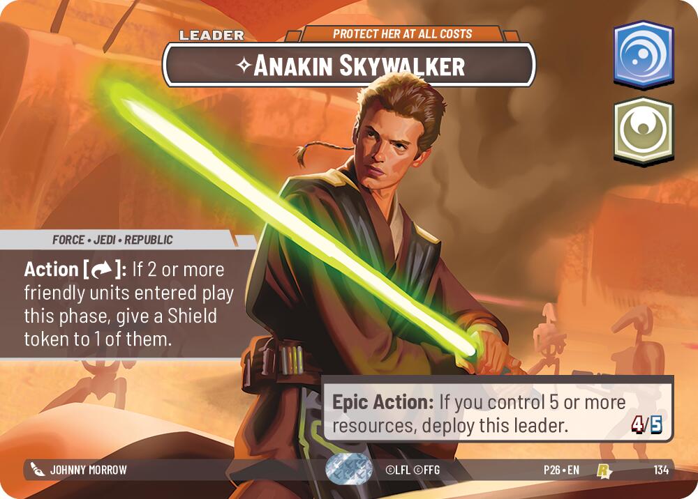 Anakin Skywalker - Protect Her At All Costs (134) (Prize Wall) (134) [Galactic Championship 2026] | Tabernacle Games