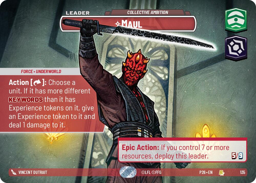 Maul - Collective Ambition (135) (Prize Wall) (135) [Galactic Championship 2026] | Tabernacle Games