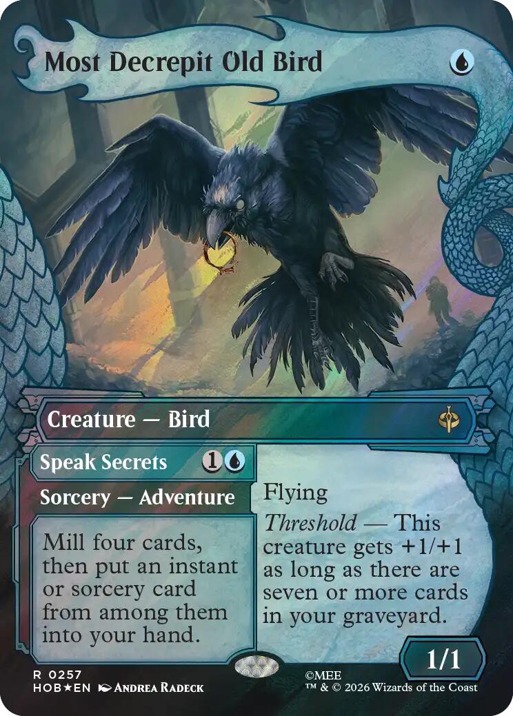 Most Decrepit Old Bird (Showcase) (Surge Foil) [The Hobbit] | Tabernacle Games
