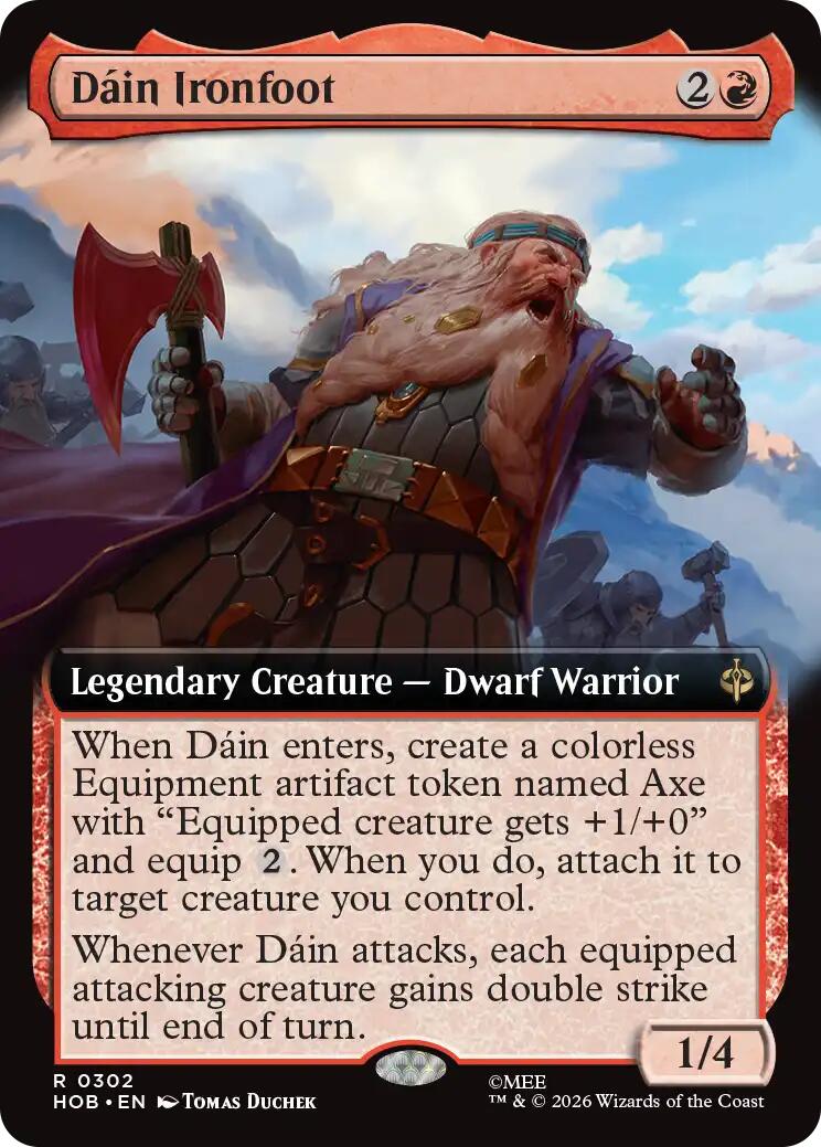 Dain Ironfoot (Extended Art) [The Hobbit] | Tabernacle Games