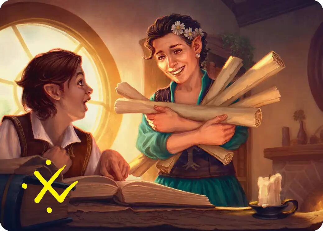 Belladonna Took Art Card (Gold-Stamped Signature) [The Hobbit Art Series] | Tabernacle Games