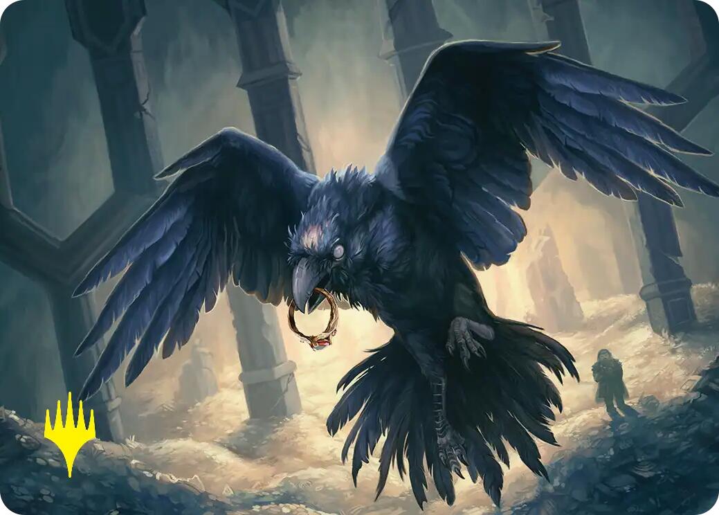 Most Decrepit Old Bird Art Card (Gold-Stamped) [The Hobbit Art Series] | Tabernacle Games