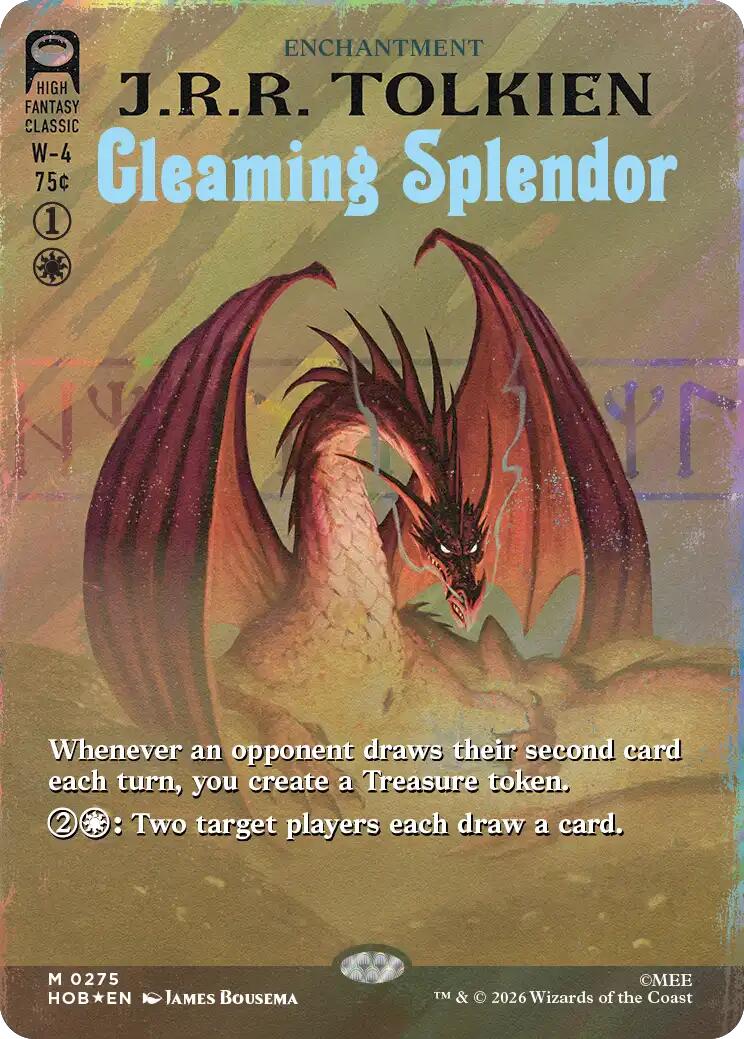Gleaming Splendor (Borderless) (Surge Foil) [The Hobbit] | Tabernacle Games