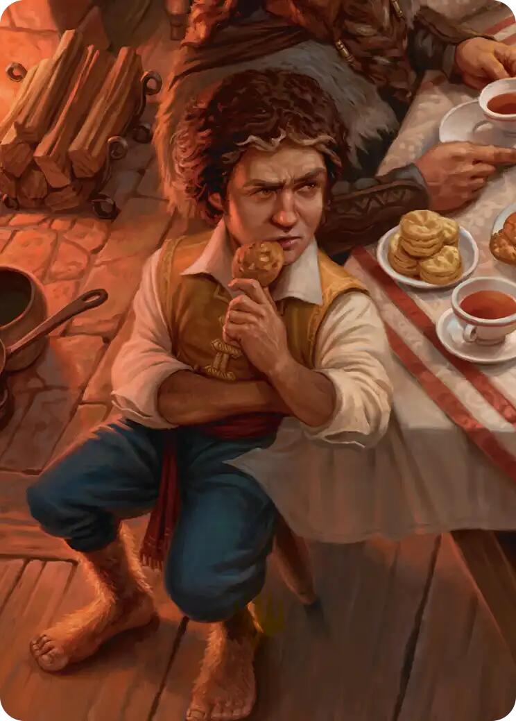Bilbo, Fellow Conspirator Art Card (4/12) [The Hobbit Art Series] | Tabernacle Games