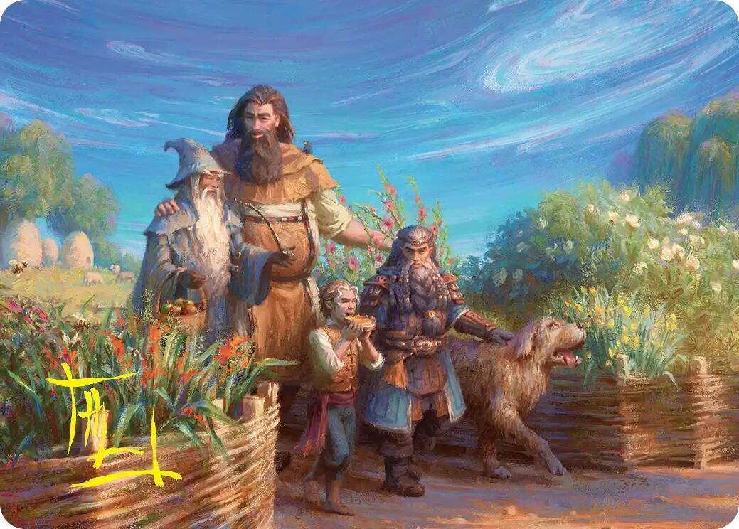 Beorn's Hospitality Art Card (Gold-Stamped Signature) [The Hobbit Art Series] | Tabernacle Games