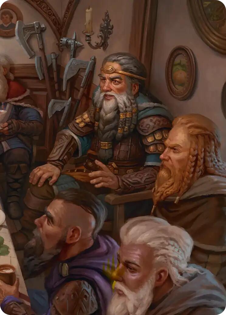 Thorin, King of Durin's Folk Art Card (3/12) [The Hobbit Art Series] | Tabernacle Games