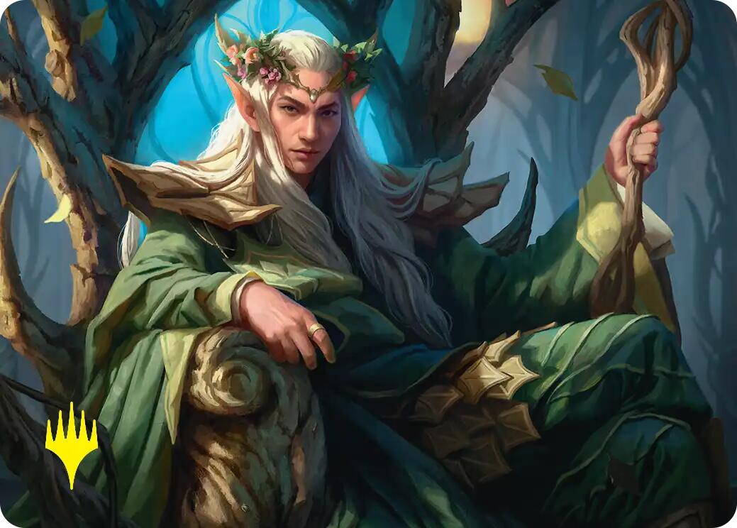 Thranduil, the Elvenking Art Card (Gold-Stamped) [The Hobbit Art Series] | Tabernacle Games