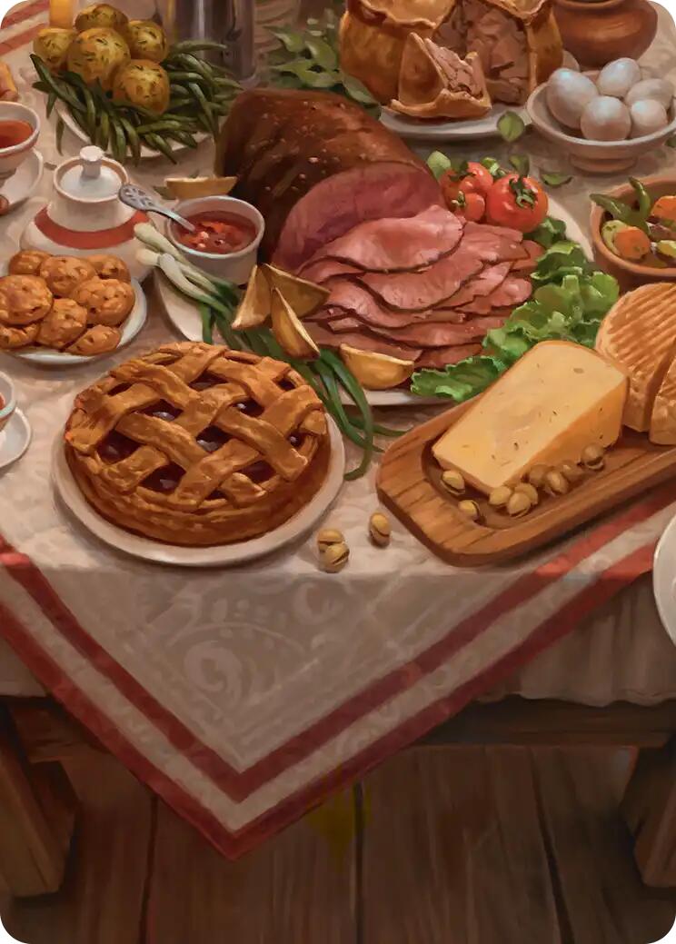 Bag End Banquet Art Card (5/12) [The Hobbit Art Series] | Tabernacle Games