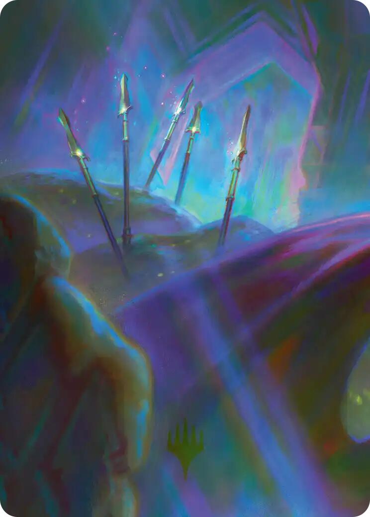 Long-Lost Lances Art Card (7/12) [The Hobbit Art Series] | Tabernacle Games
