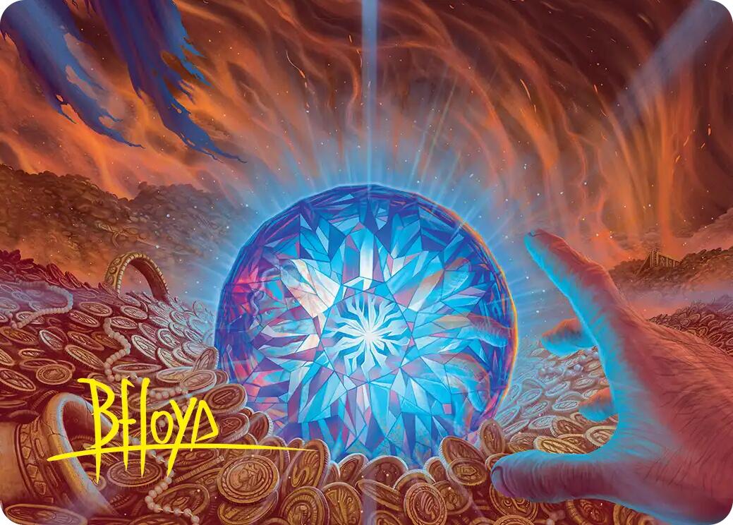The Arkenstone Art Card (Gold-Stamped Signature) [The Hobbit Art Series] | Tabernacle Games