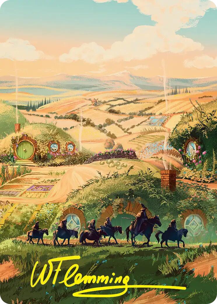 Plains Art Card (Gold-Stamped Signature) [The Hobbit Art Series] | Tabernacle Games