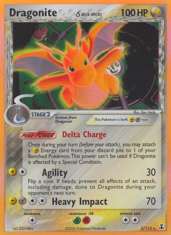 Dragonite (3/113) (Delta Species) [EX: Delta Species] | Tabernacle Games