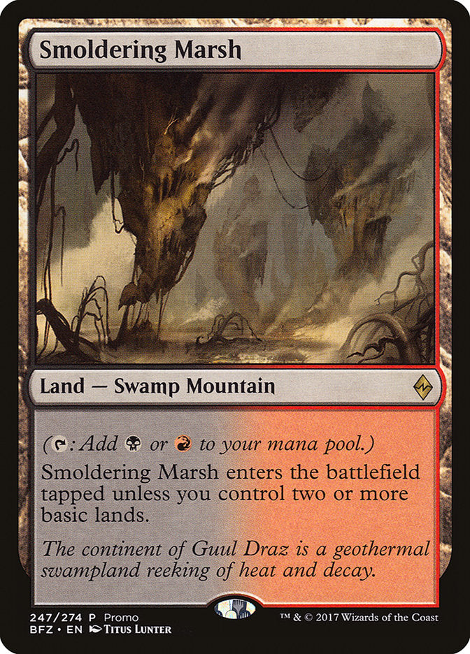 Smoldering Marsh (Promo) [Standard Showdown Promos] | Tabernacle Games