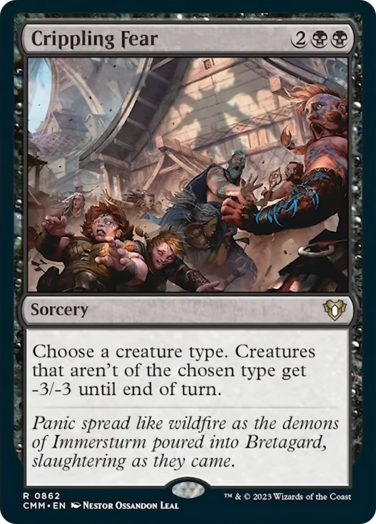 Crippling Fear [Commander Masters] | Tabernacle Games