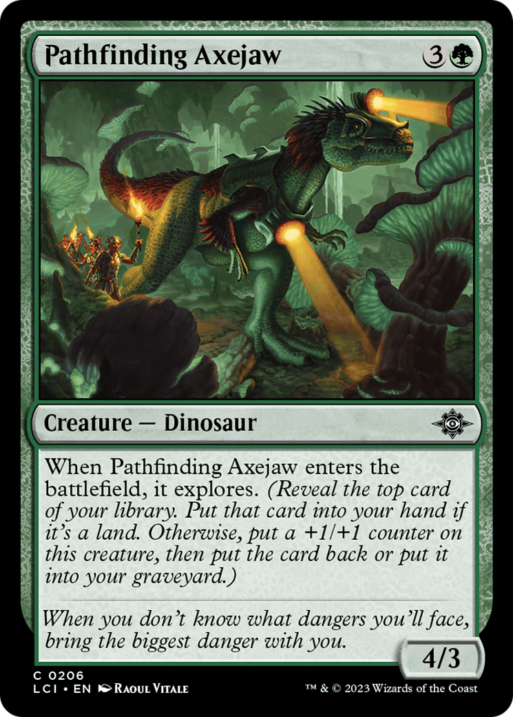 Pathfinding Axejaw [The Lost Caverns of Ixalan] | Tabernacle Games