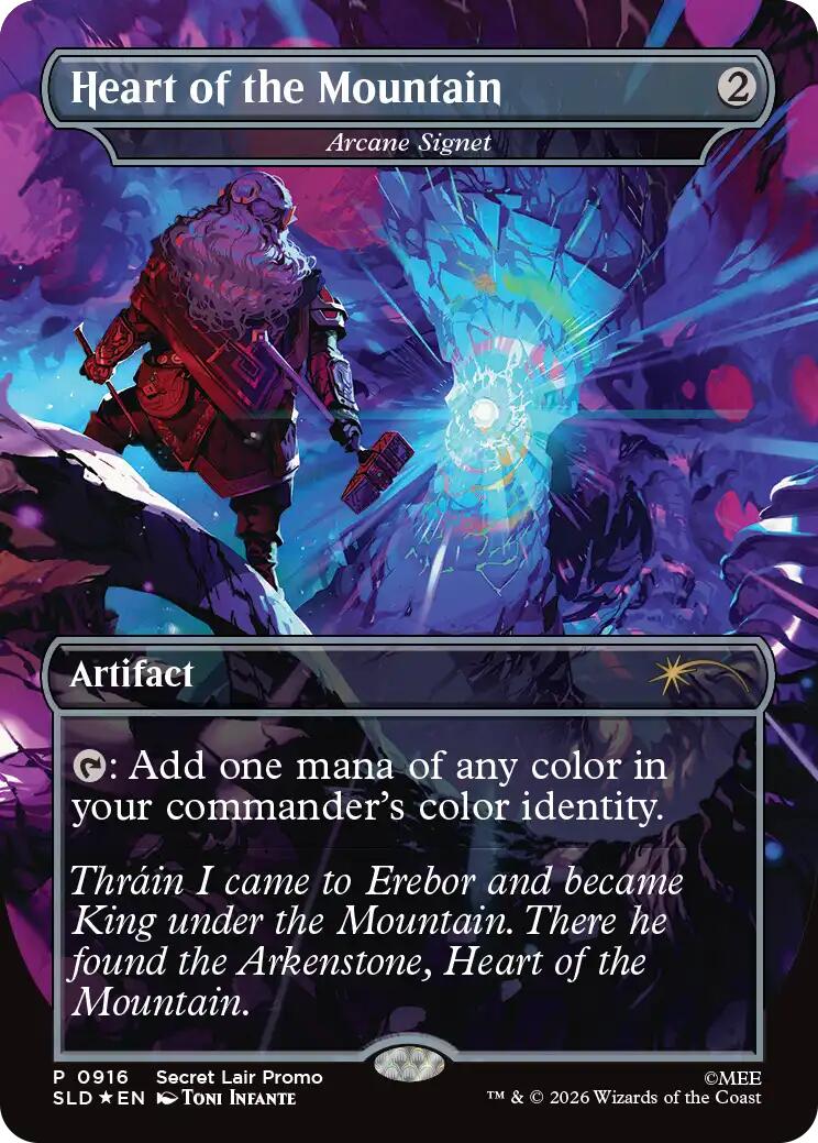 Heart of the Mountain - Arcane Signet [Secret Lair Drop Series] | Tabernacle Games
