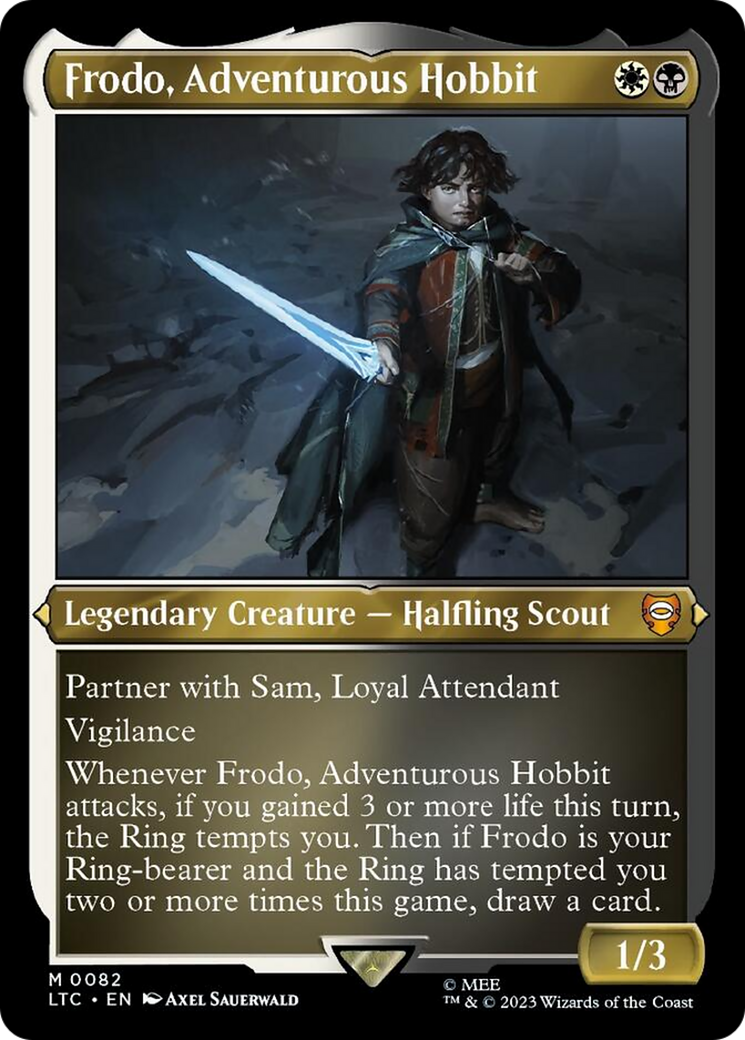 Frodo, Adventurous Hobbit (Display Commander) [The Lord of the Rings: Tales of Middle-Earth Commander] | Tabernacle Games